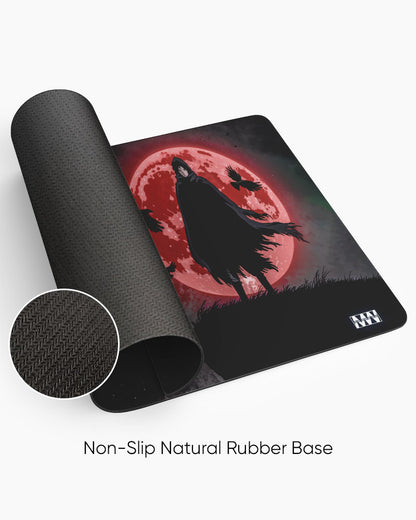 Moonlit Warrior Silent Guardian Deskmat