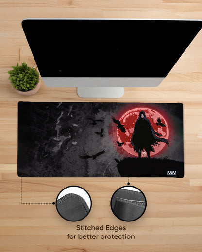 Moonlit Warrior Silent Guardian Deskmat