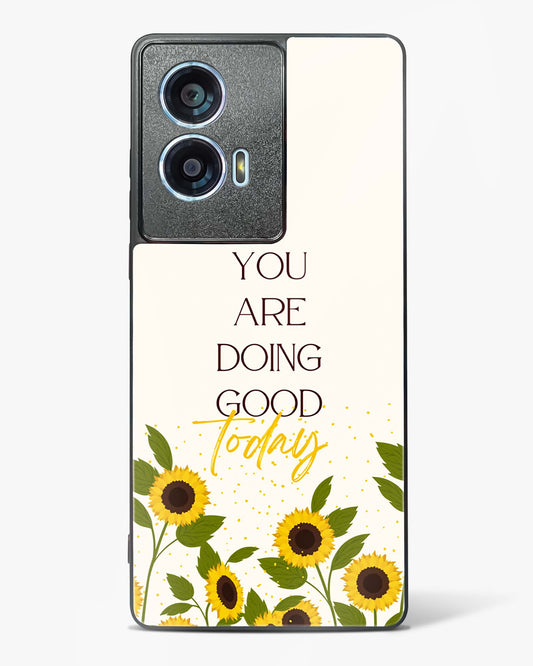 Motivational Quote Glass Phone Case-Motorola Edge 50 Fusion