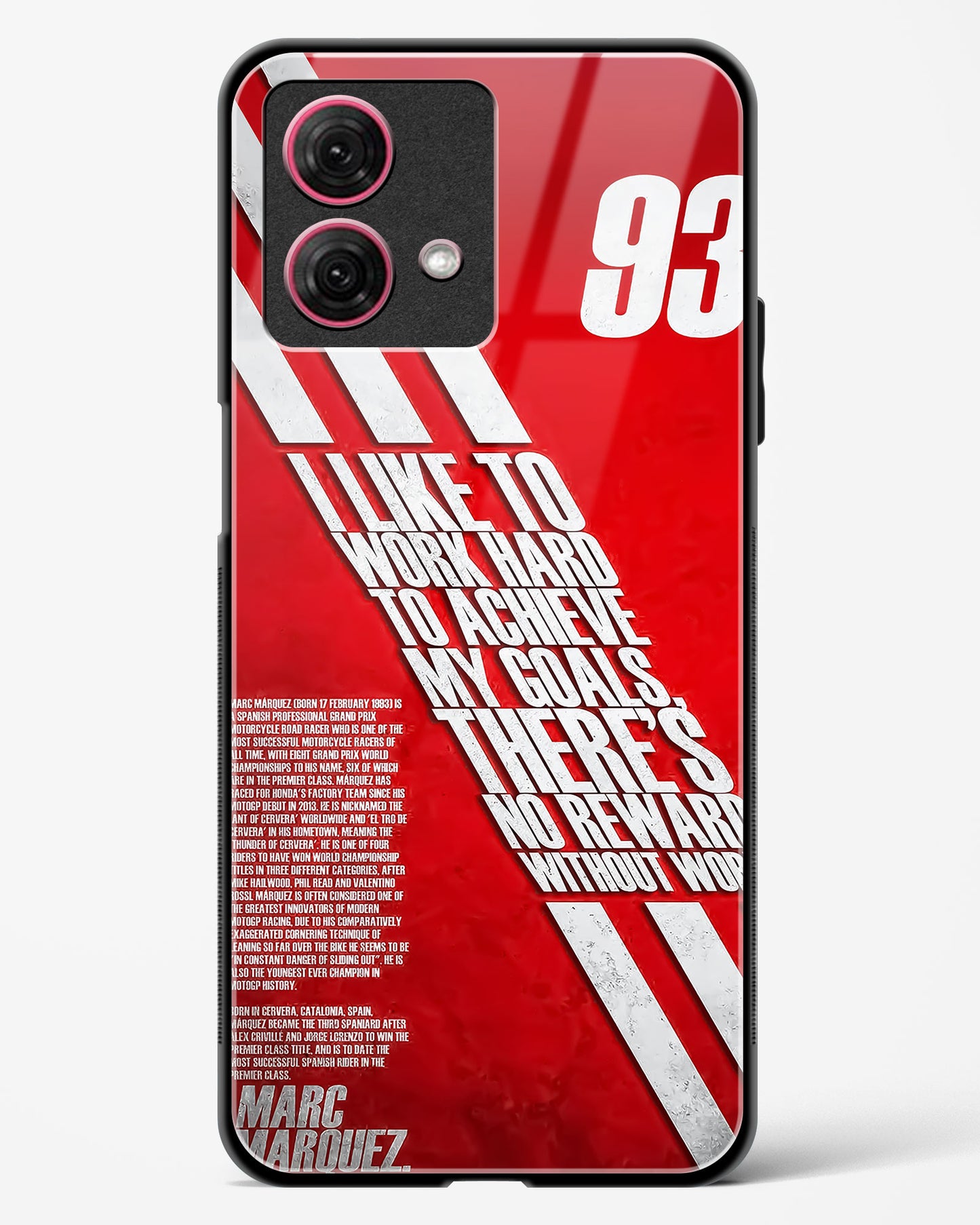 Moto GP Inspired Glass Phone Case-Moto G84 5G