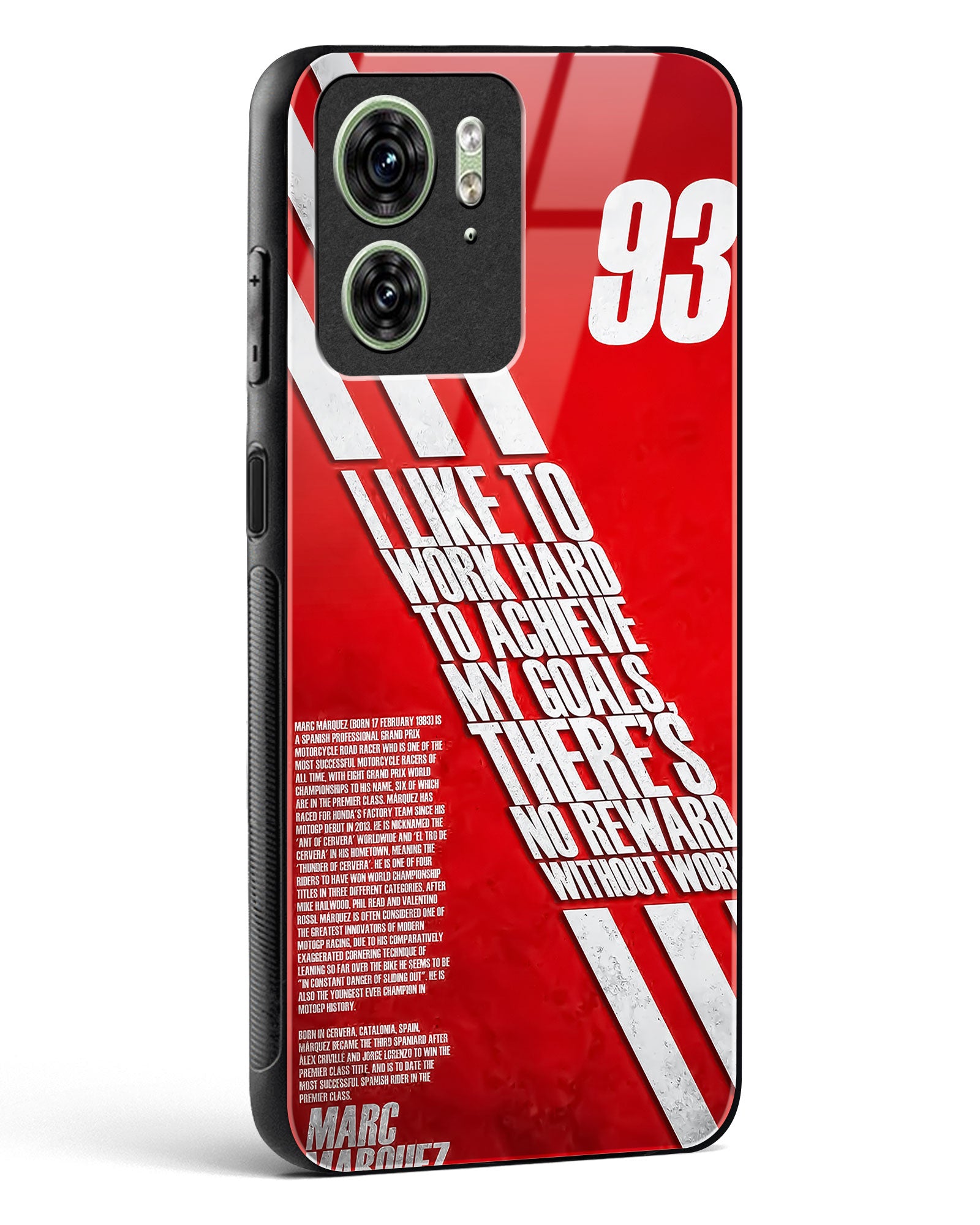 Moto GP Inspired Glass Phone Case-Motorola Edge 40