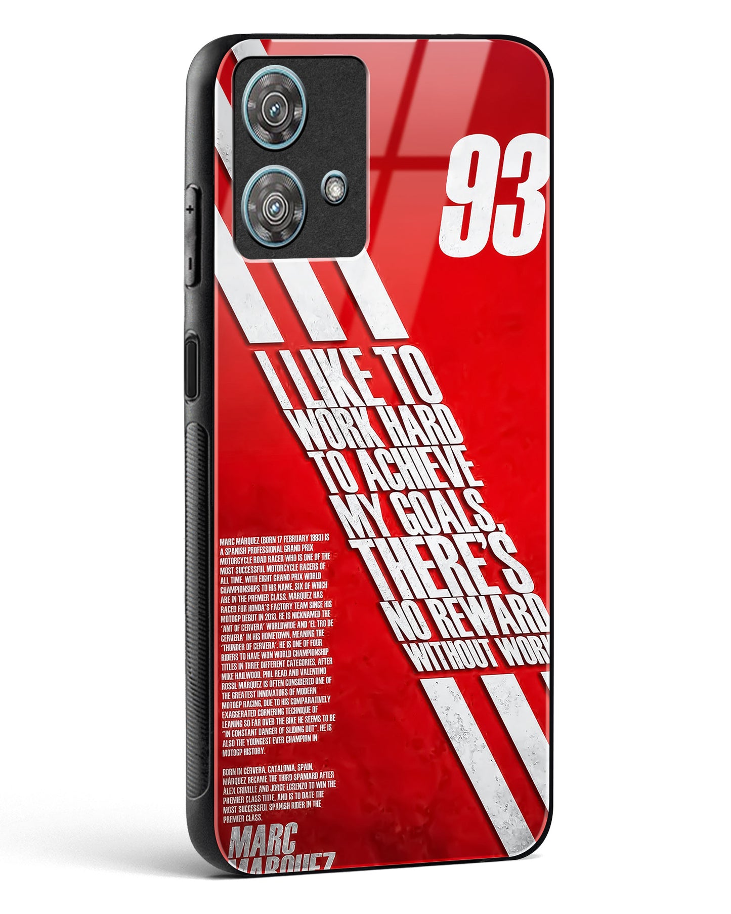 Moto GP Inspired Glass Phone Case-Motorola Edge 40 Neo