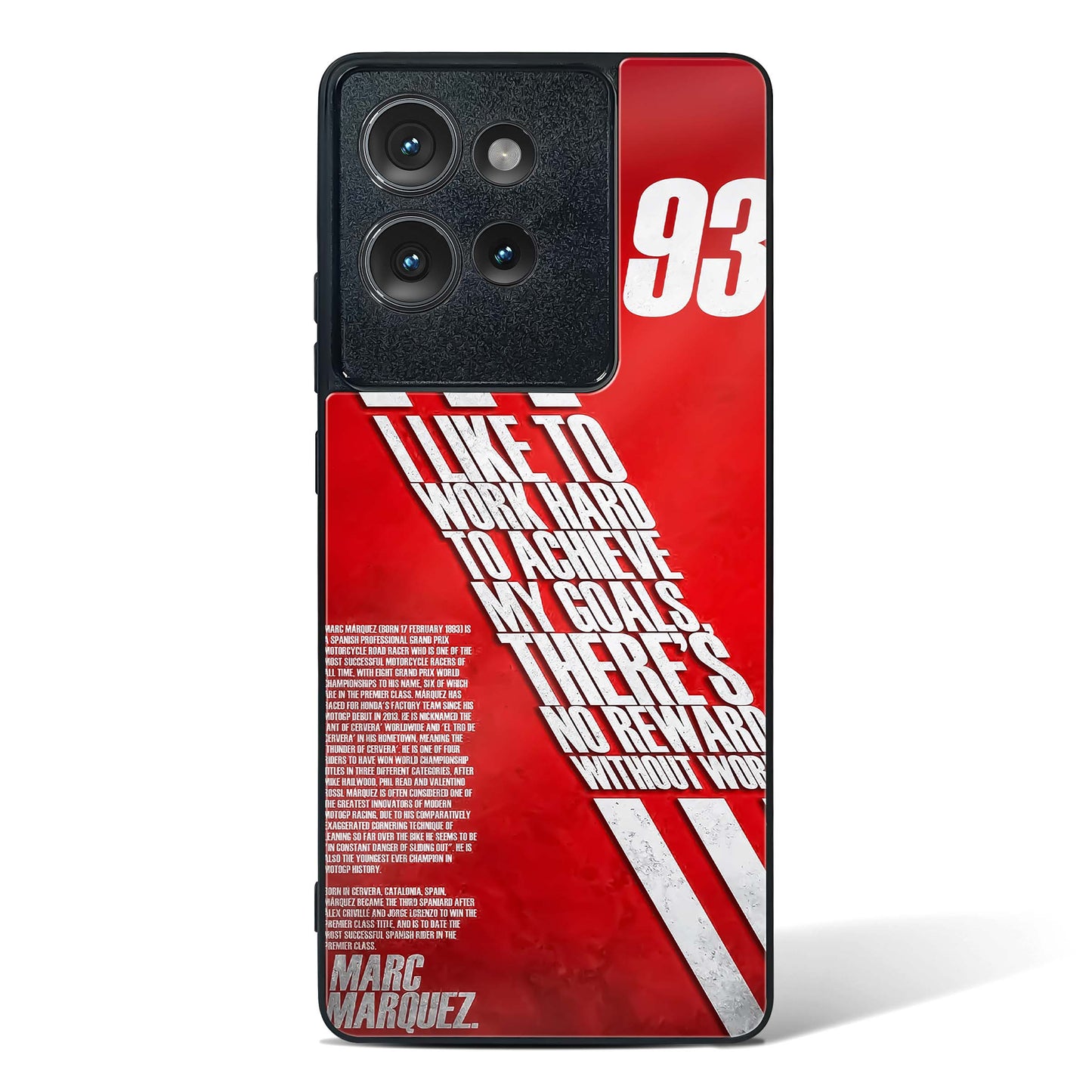 Moto GP Inspired Glass Phone Case-Motorola Edge 50