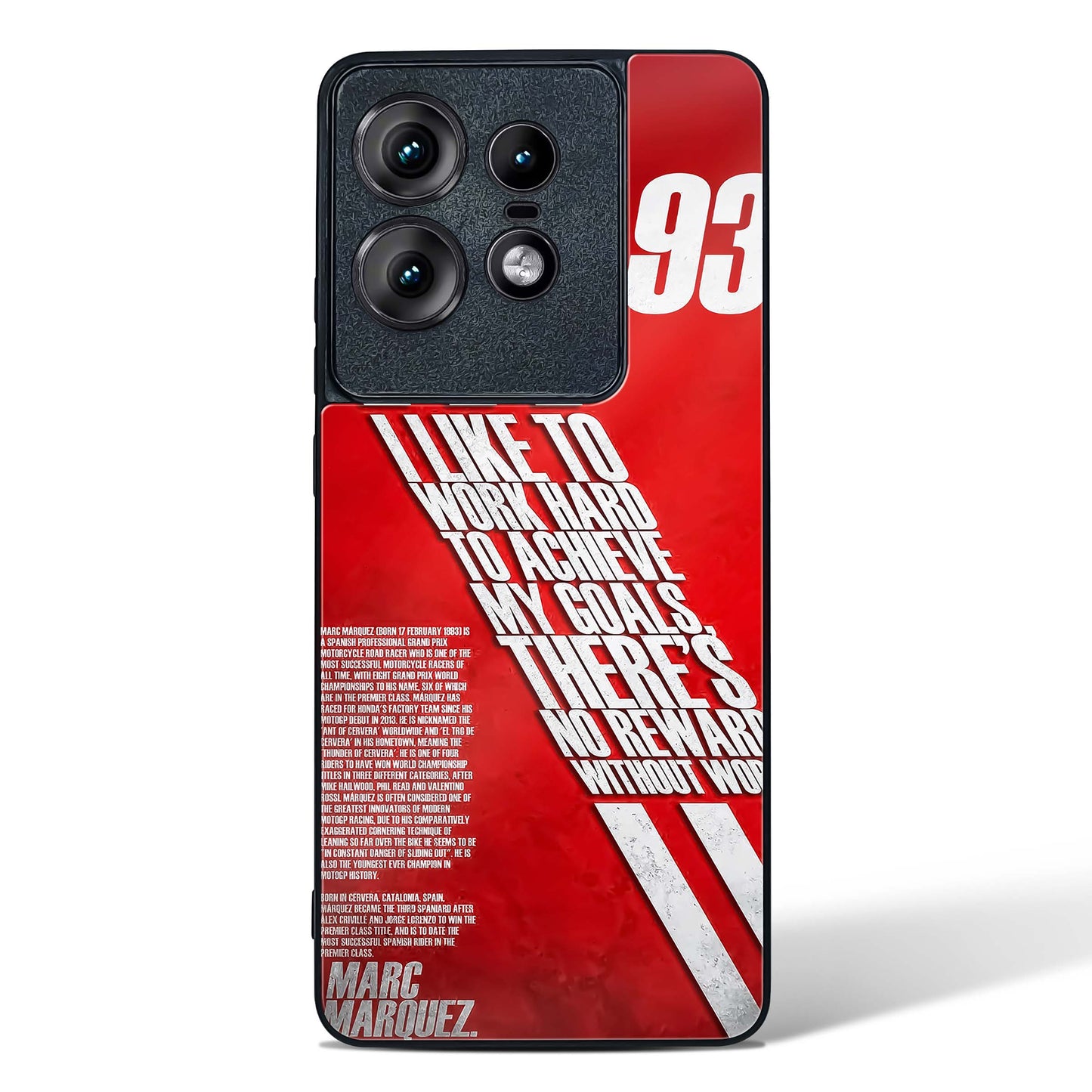 Moto GP Inspired Glass Phone Case-Motorola Edge 50 Pro