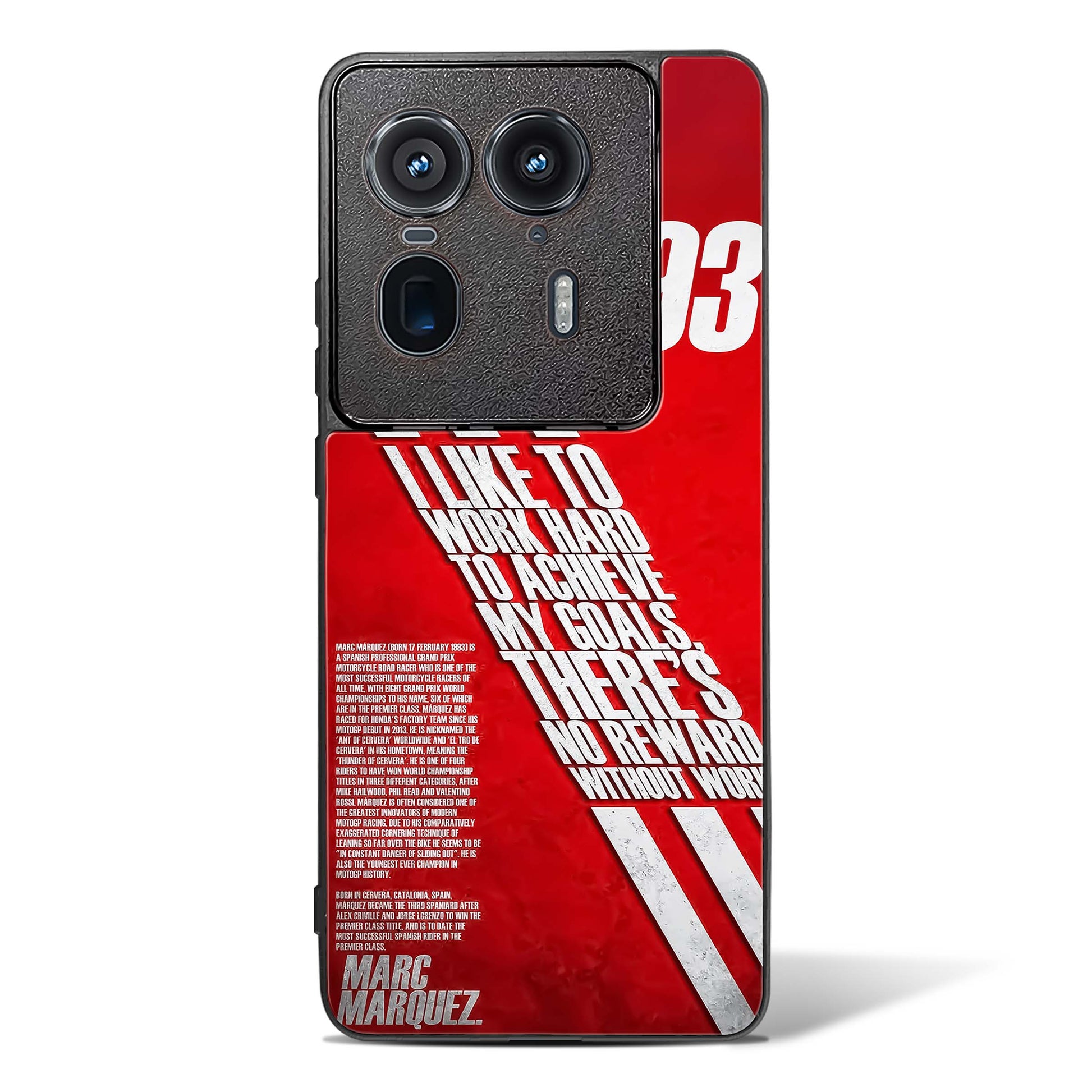 Moto GP Inspired Glass Phone Case-Motorola Edge 50 Ultra