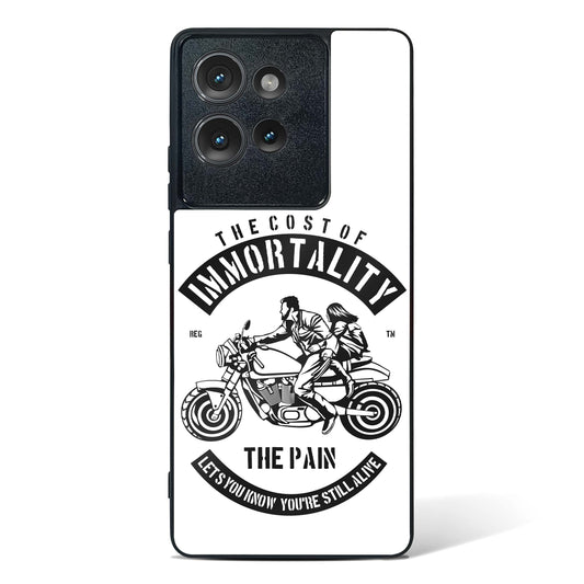 Motor Rider Glass Phone Case-Motorola Edge 50 Pro