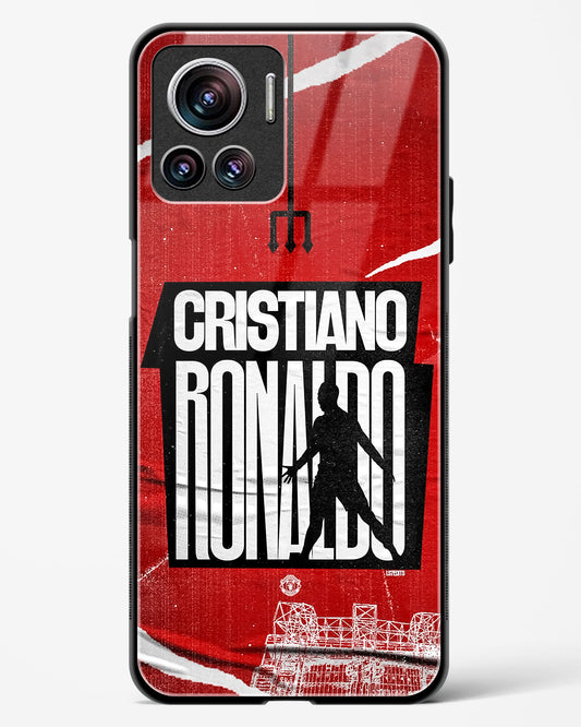 Motorola EdgCR7 Art Glass Phone Case-Motorola Edge 30 Ultra