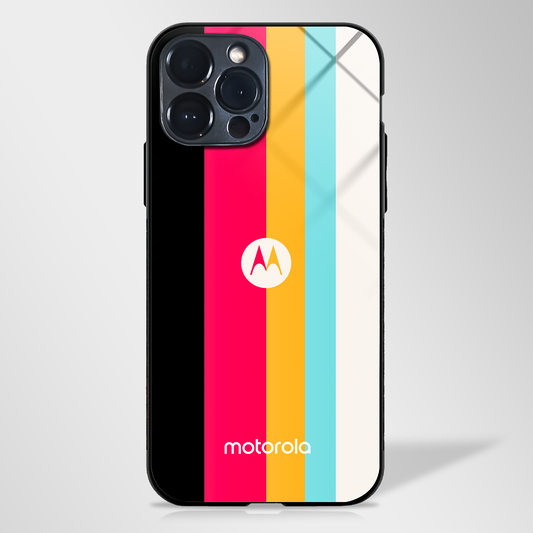 Retro Color Pattern Glass case - MW Stuffs