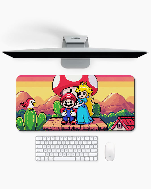 Mushroom Kingdom Deskmat