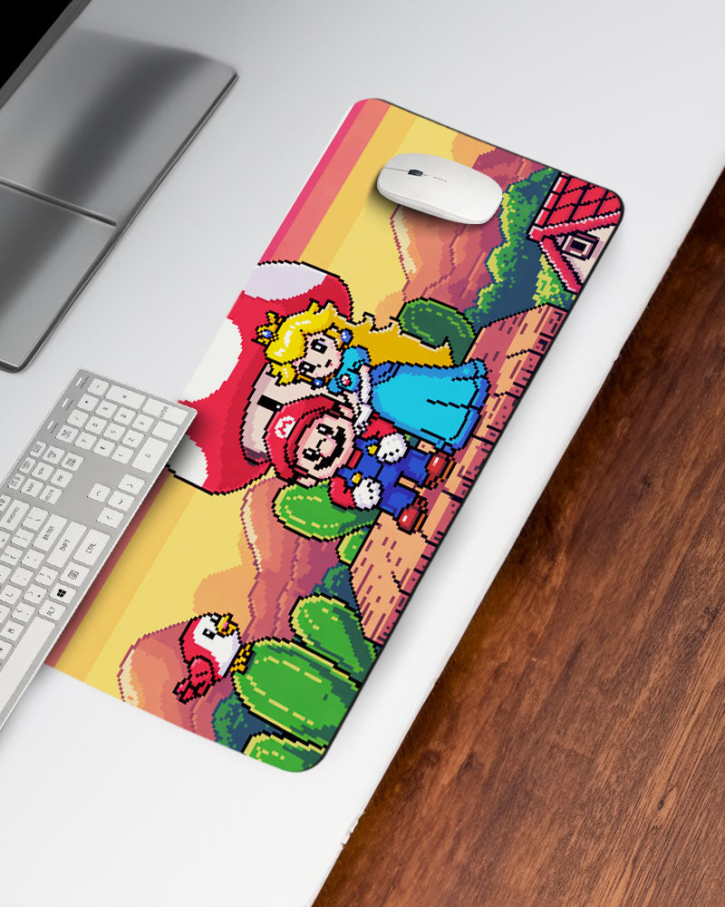 Mushroom Kingdom Deskmat