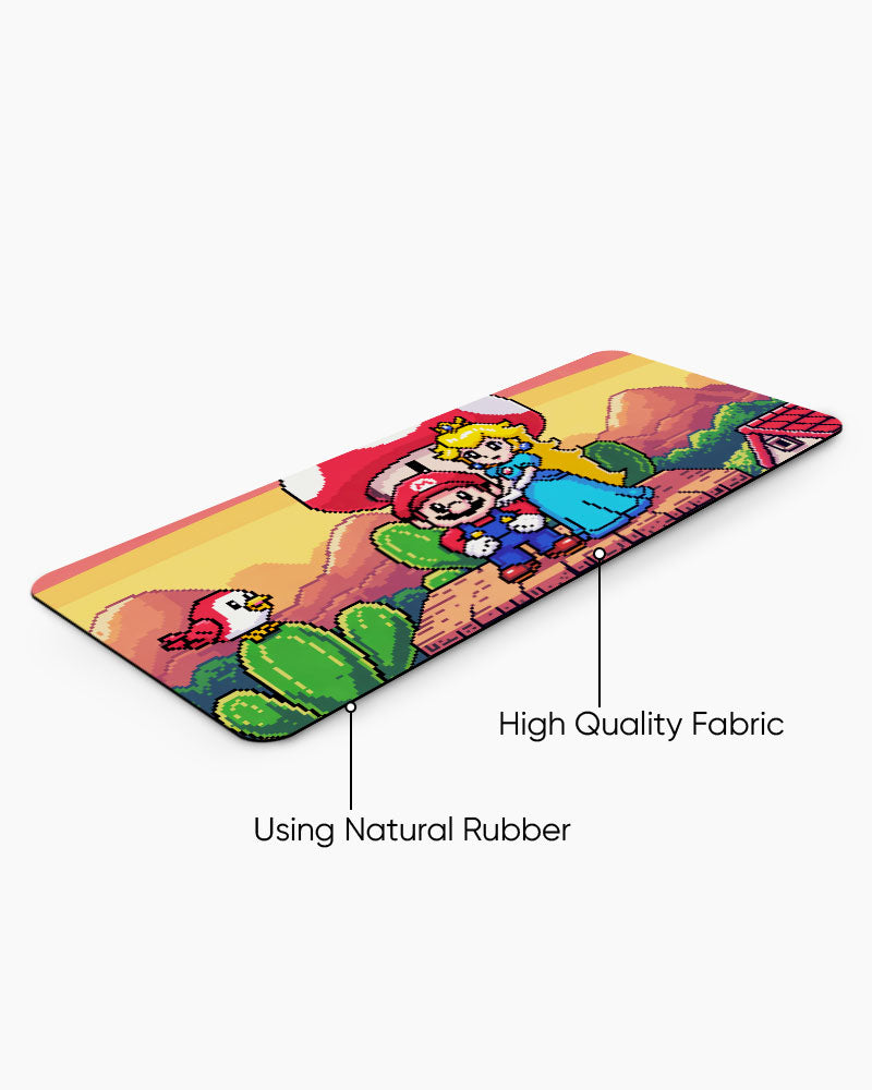 Mushroom Kingdom Deskmat