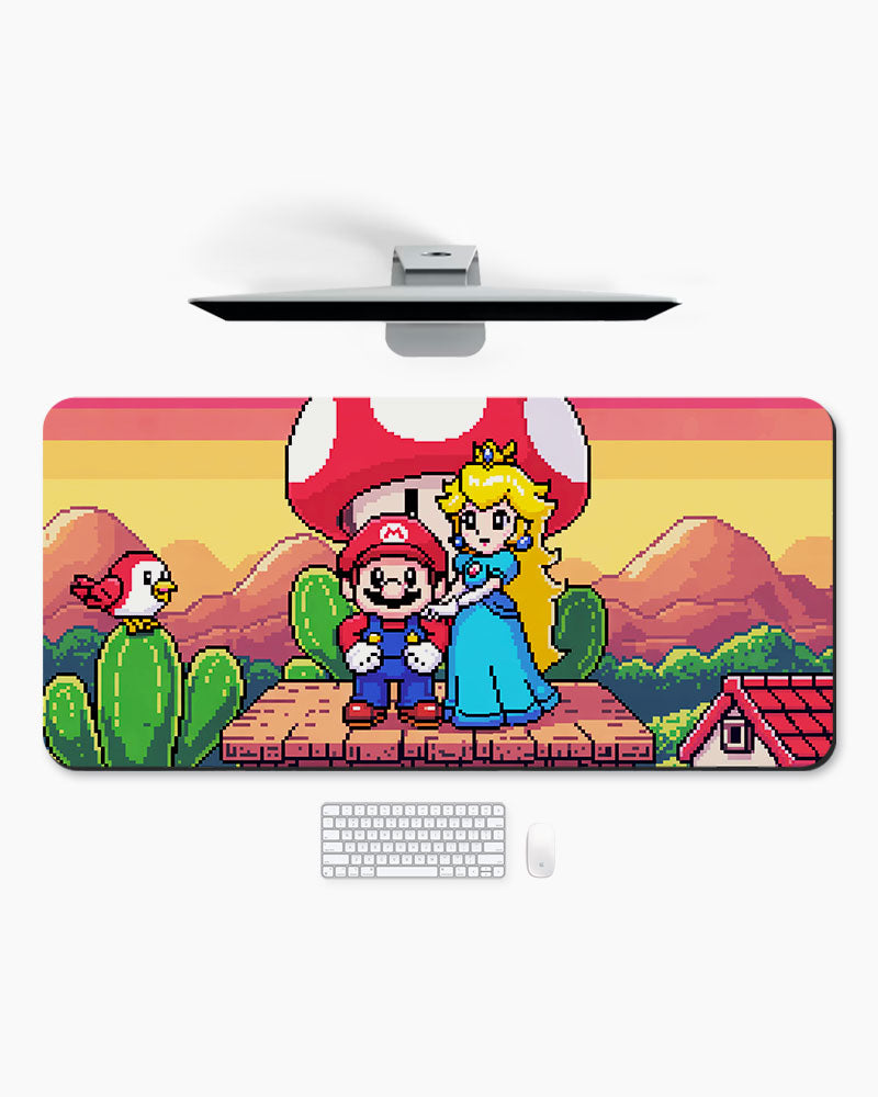 Mushroom Kingdom Deskmat