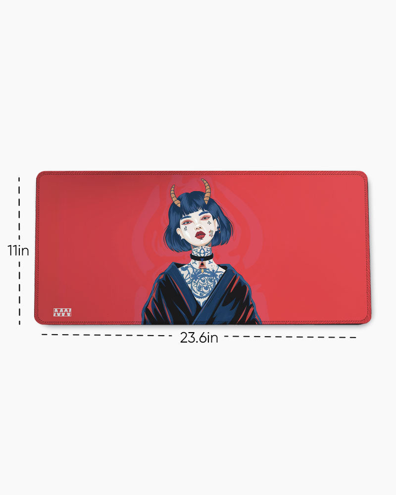 Mystical Horned Guardian Deskmat