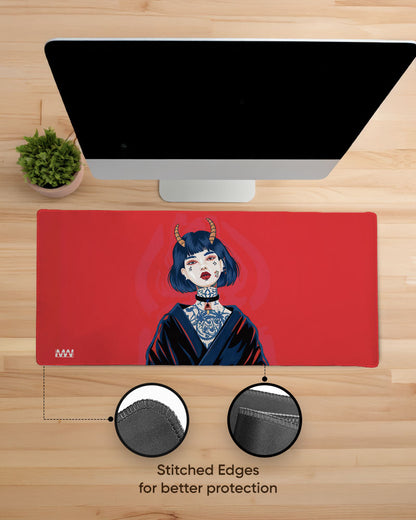Mystical Horned Guardian Deskmat