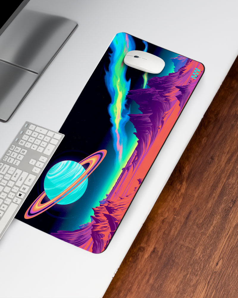 Nebula Nexus Cosmic Odyssey Desk Mat