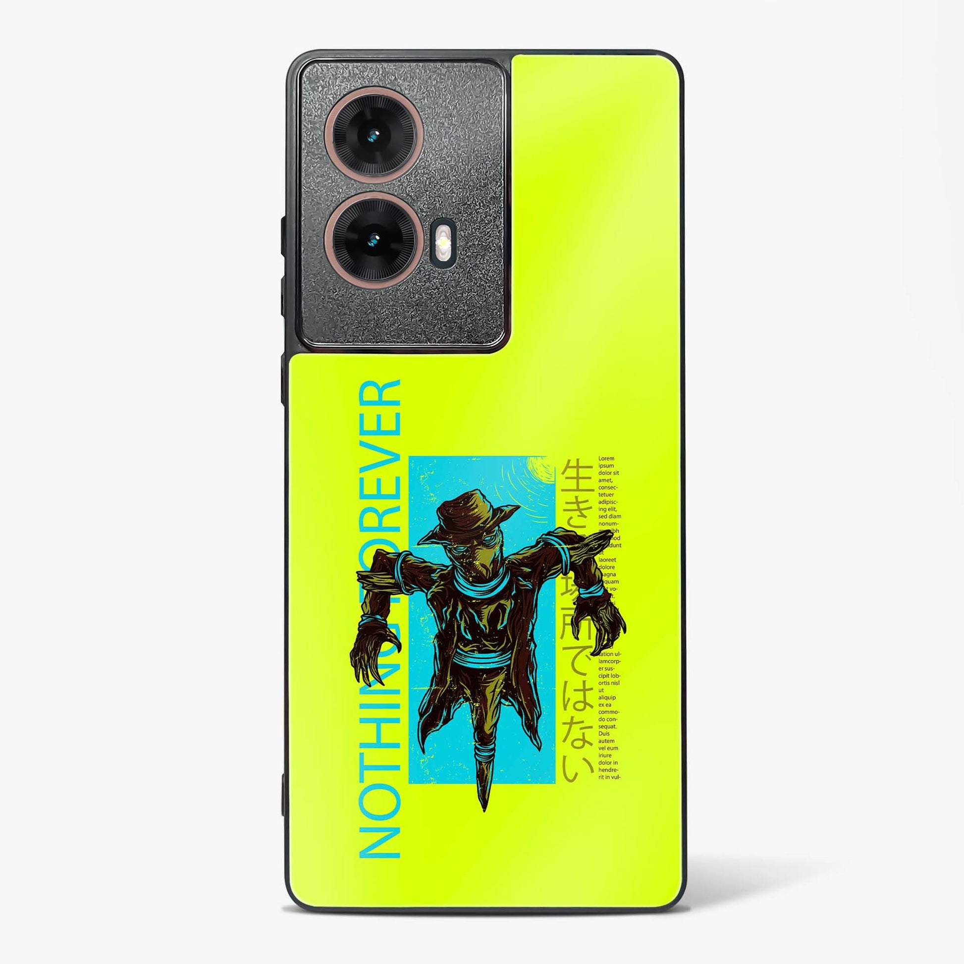 Neon Boogeyman Glass Phone Case-Moto G85 5G