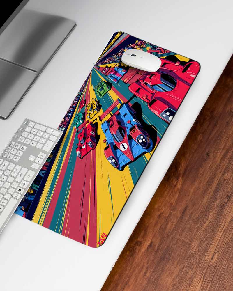 Neon Drift Deskmat