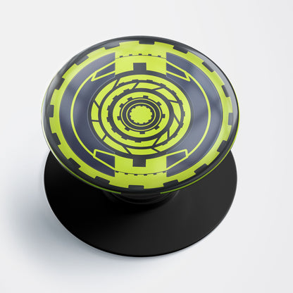 Neon Geometric Gear Gloss Pop Holder