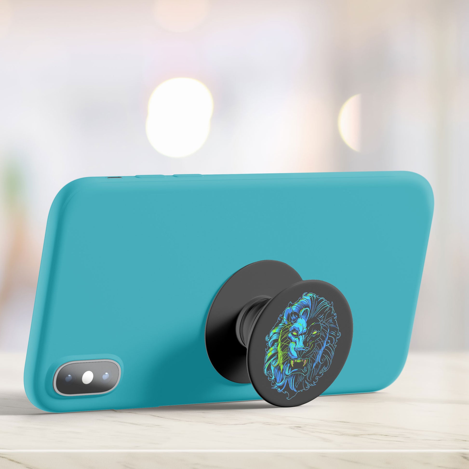 Neon Leo Flat Pop Holder
