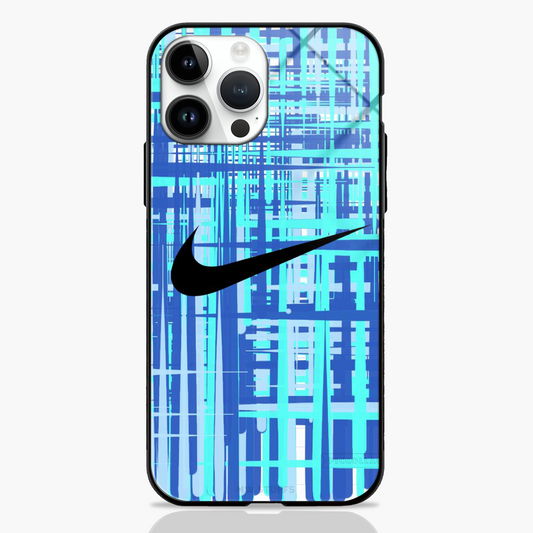 Nike Blue Stripes Glass Case -  - MW Stuffs - 
