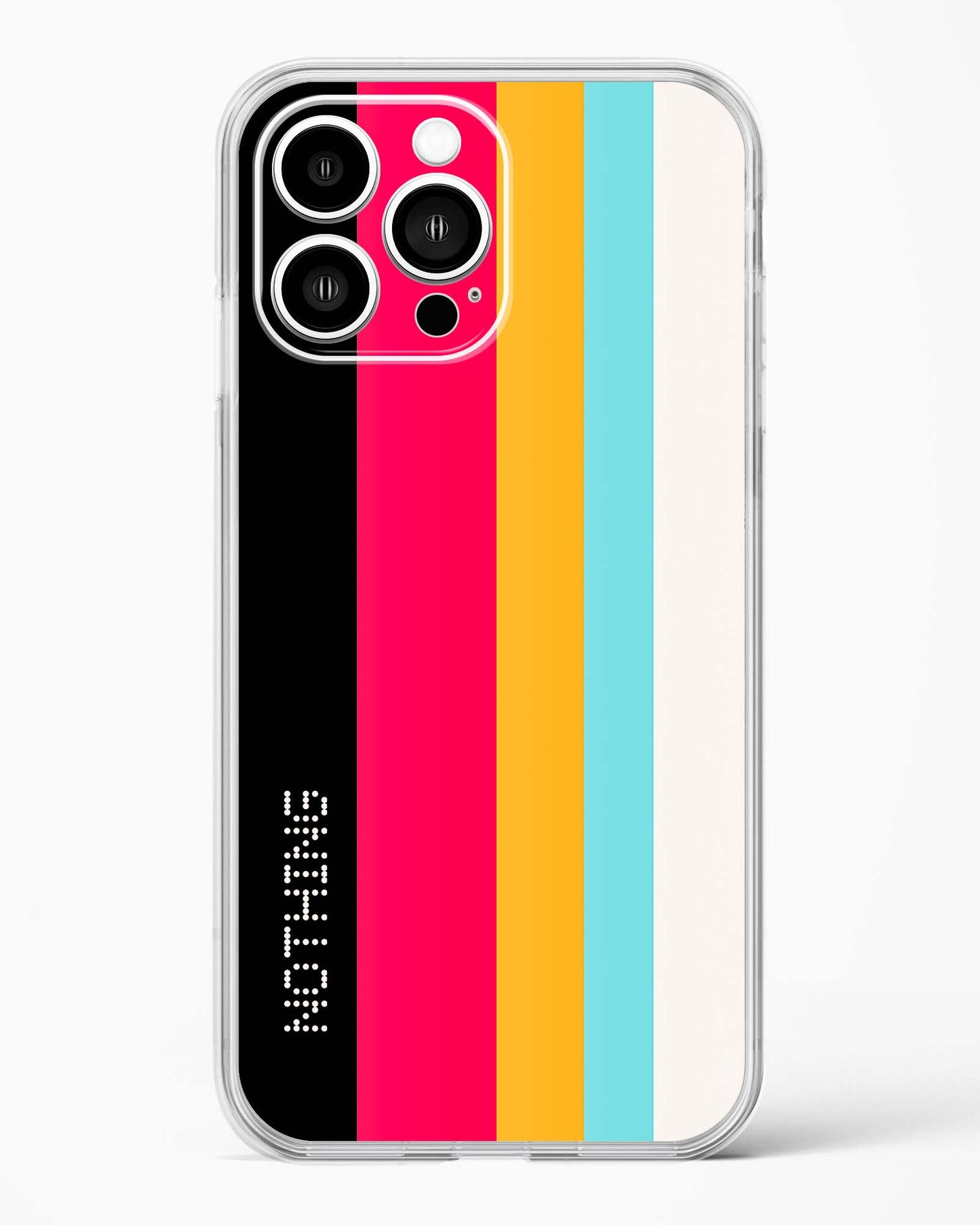 Spectrum Stripe Clear Silicone Case