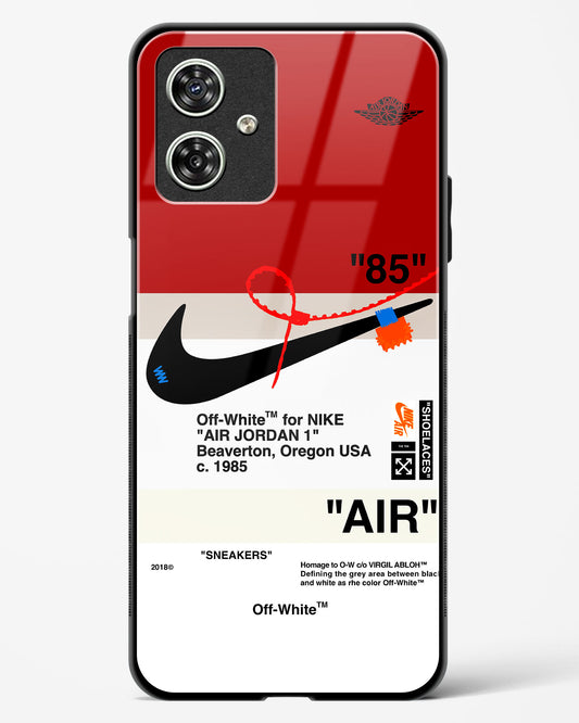 Off-White AIR Quoted Glass Phone Case-Moto G54 5G