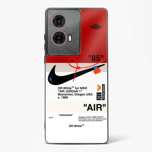 Off-White AIR Quoted Glass Phone Case-Moto G85 5G