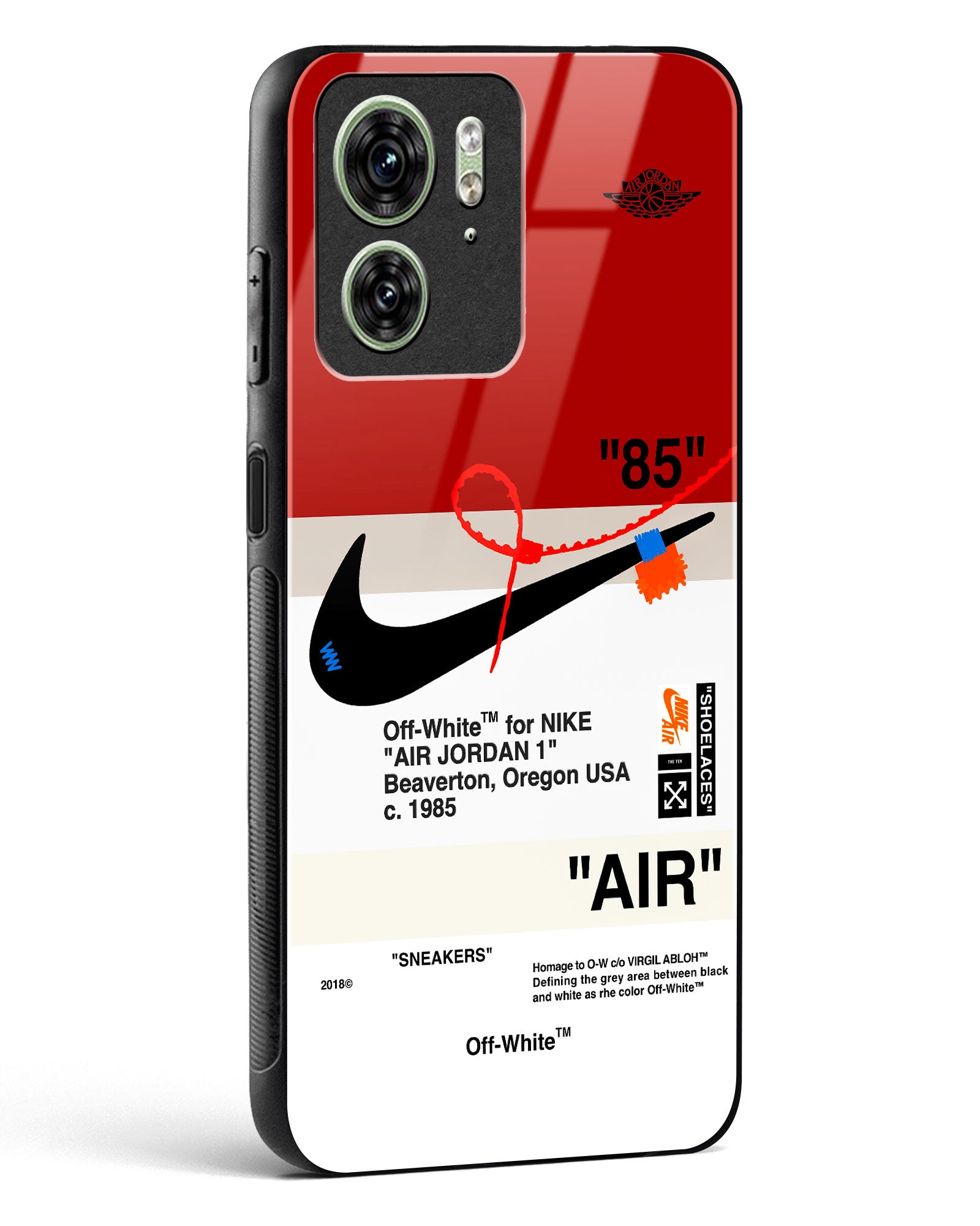 Off-White AIR Quoted Glass Phone Case-Motorola Edge 40