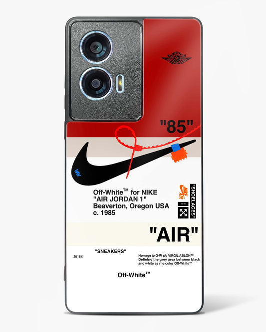 Off-White AIR Quoted Glass Phone Case-Motorola Edge 50 Fusion