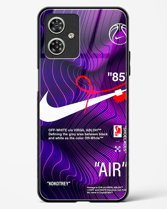Off-White AIR Wavey Glass Phone Case-Moto G54 5G