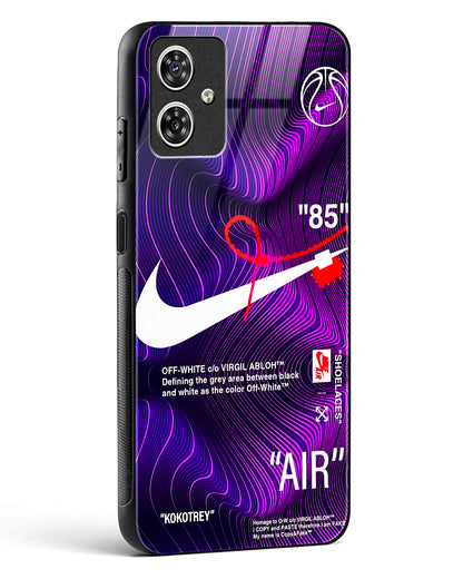 Off-White AIR Wavey Glass Phone Case-Moto G54 5G