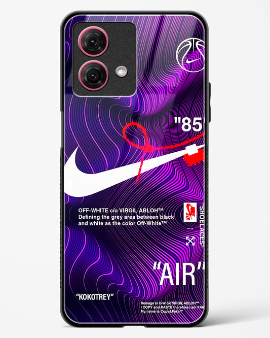 Off-White AIR Wavey Glass Phone Case-Moto G84 5G