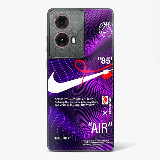 Off-White AIR Wavey Glass Phone Case-Moto G85 5G