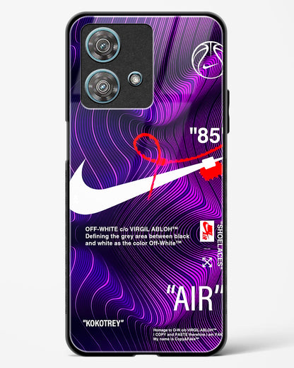 Off-White AIR Wavey Glass Phone Case-Motorola Edge 40 Neo