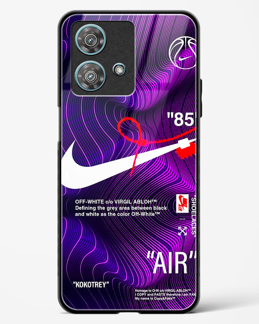 Off-White AIR Wavey Glass Phone Case-Motorola Edge 40 Neo