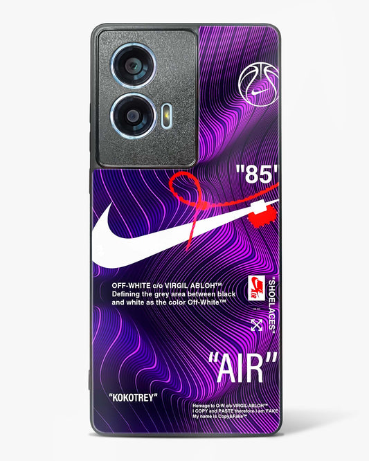 Off-White AIR Wavey Glass Phone Case-Motorola Edge 50 Fusion