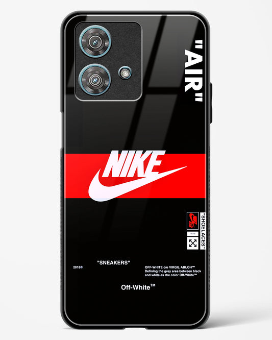 Off-White Quoted Glass Phone Case-Motorola Edge 40 Neo