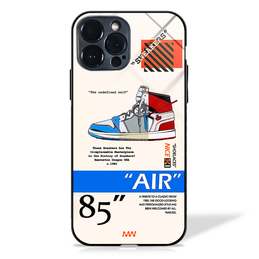 Off-White AIR Sneakers Inspired Glass Case -  - MW Stuffs - 