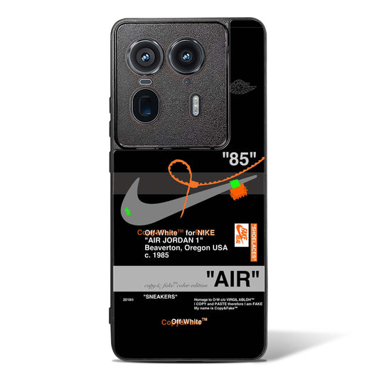Off Black AIR Quote Glass Phone Case-Motorola Edge 50 Ultra
