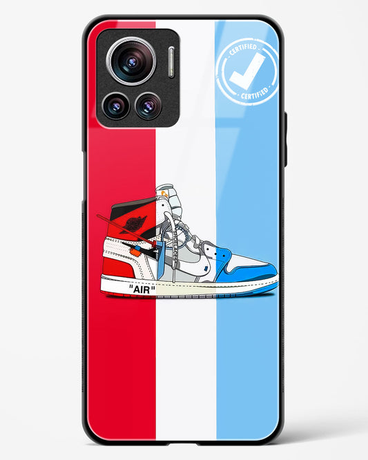 Off White AIR Glass Phone Case-Motorola Edge 30 Ultra