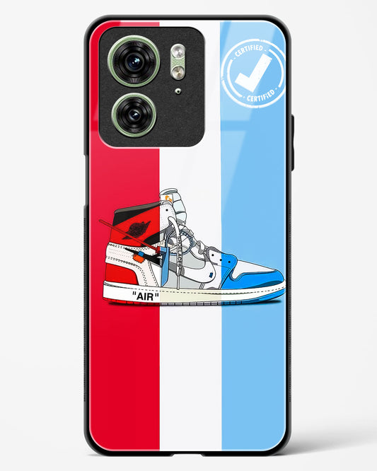 Off White AIR Glass Phone Case-Motorola Edge 40