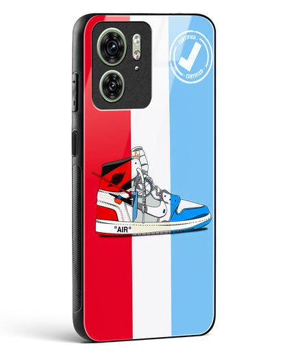 Off White AIR Glass Phone Case-Motorola Edge 40