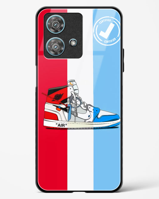 Off White AIR Glass Phone Case-Motorola Edge 40 Neo
