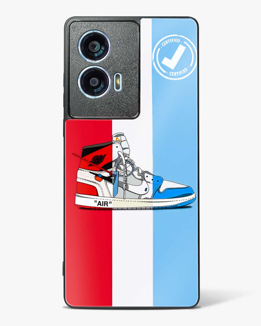 Off White AIR Glass Phone Case-Motorola Edge 50 Fusion