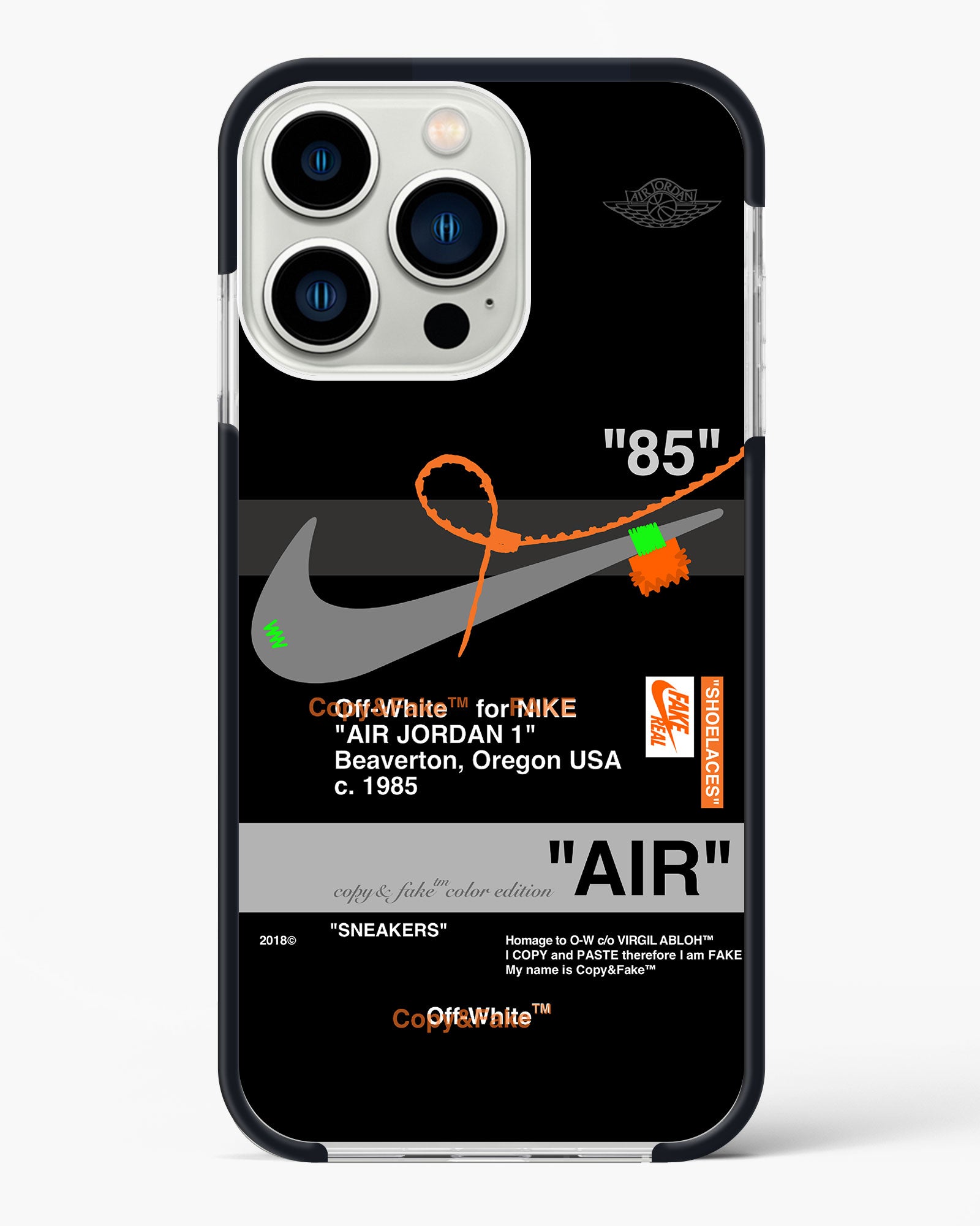 Off White AIR Label Impact Drop Protection Case