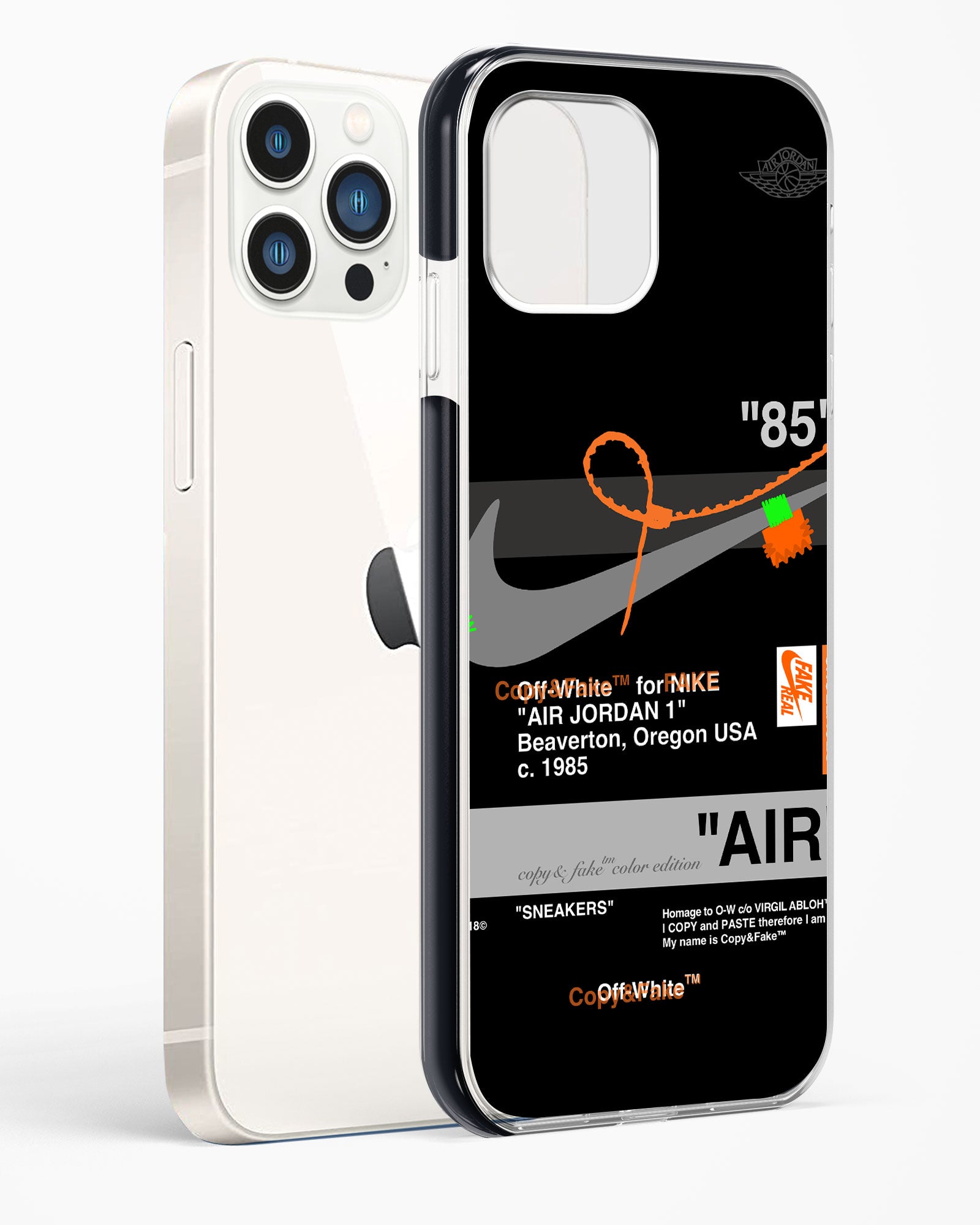 Off White AIR Label Impact Drop Protection Case