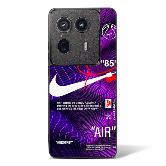 Off White AIR Wavey Glass Phone Case-Motorola Edge 50 Ultra