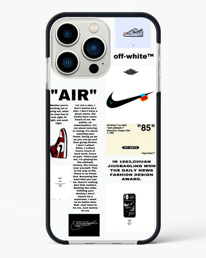 Off White Label Quoted Impact Drop Protection Case