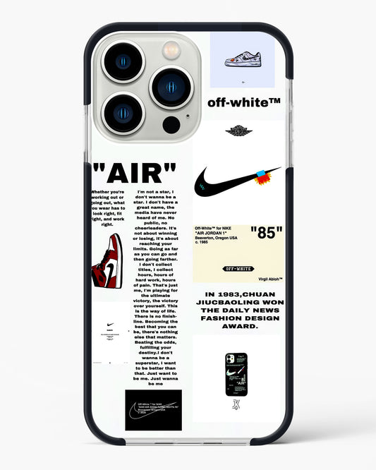 Off White Label Quoted Impact Drop Protection Case