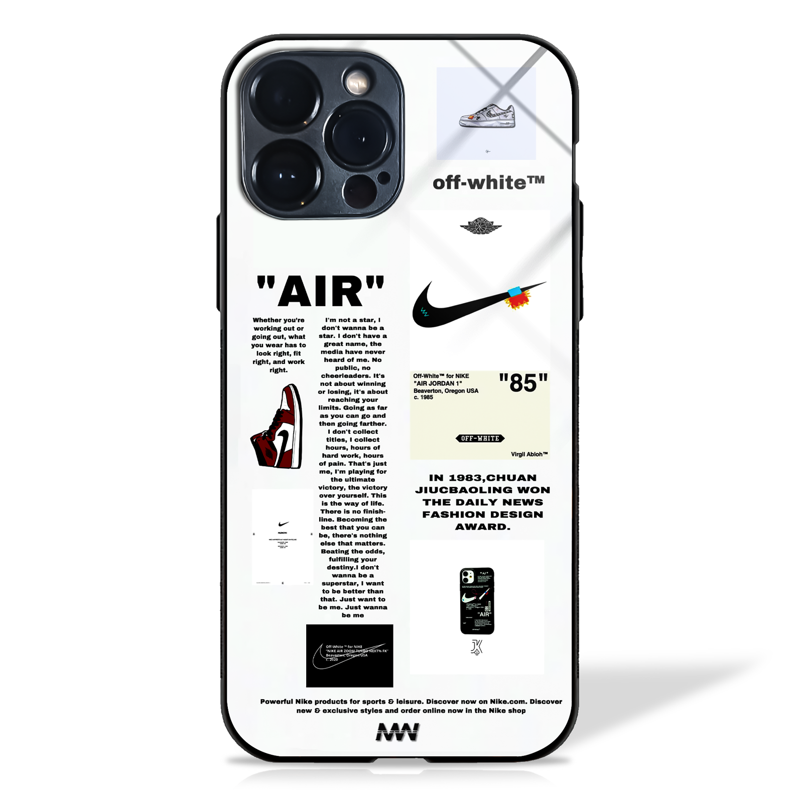 Off White Air Shield Glass Case -  - MW Stuffs - 
